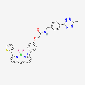 molecular formula C31H24BF2N7O2S B1192301 BDP TR 四嗪 