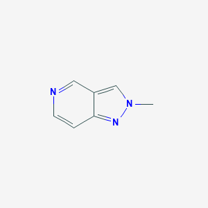 molecular formula C7H7N3 B11923036 2-Methyl-2H-pyrazolo[4,3-C]pyridine CAS No. 41373-08-4