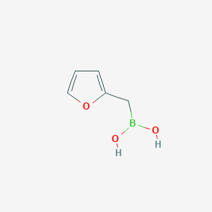 molecular formula C5H7BO3 B11923098 (Furan-2-ylmethyl)boronic acid 