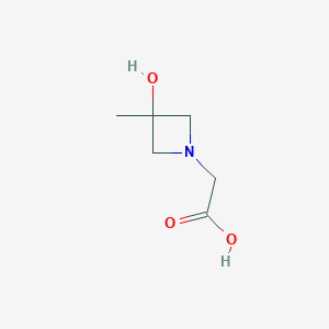 2-(3-Hydroxy-3-methylazetidin-1-yl)acetic acid