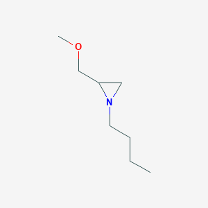 molecular formula C8H17NO B11923201 1-Butyl-2-(methoxymethyl)aziridine CAS No. 678965-66-7