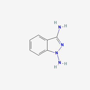 molecular formula C7H8N4 B11923227 1H-Indazole-1,3-diamine CAS No. 408322-05-4