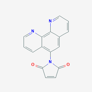 molecular formula C16H9N3O2 B119233 1-(1,10-Phenanthrolin-5-yl)-1H-pyrrole-2,5-dione CAS No. 351870-31-0