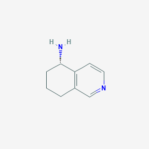 molecular formula C9H12N2 B11923348 (S)-5,6,7,8-Tetrahydroisoquinolin-5-amine 