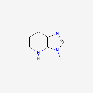 molecular formula C7H11N3 B11923355 3-Methyl-4,5,6,7-tetrahydro-3H-imidazo[4,5-b]pyridine 