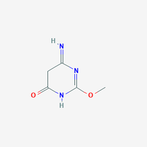 molecular formula C5H7N3O2 B11923404 6-Amino-2-methoxypyrimidin-4(5H)-one 