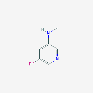 molecular formula C6H7FN2 B11923407 5-Fluoro-N-methylpyridin-3-amine 