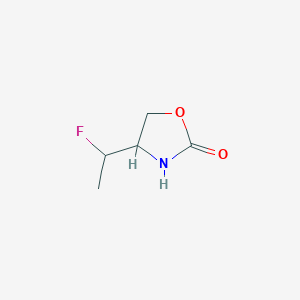 4-(1-Fluoroethyl)-1,3-oxazolidin-2-one