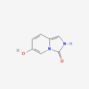 molecular formula C7H6N2O2 B11923439 6-Hydroxyimidazo[1,5-a]pyridin-3(2H)-one 