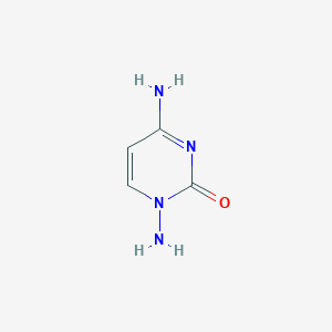 molecular formula C4H6N4O B11923447 1,4-Diaminopyrimidin-2(1H)-one 