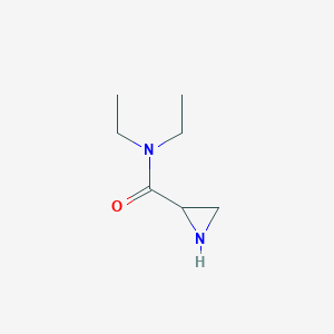 N,N-Diethylaziridine-2-carboxamide