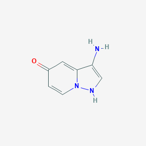 molecular formula C7H7N3O B11923474 3-Aminopyrazolo[1,5-a]pyridin-5-ol 