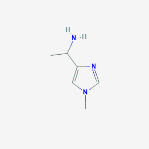 1-(1-Methylimidazol-4-yl)ethanamine