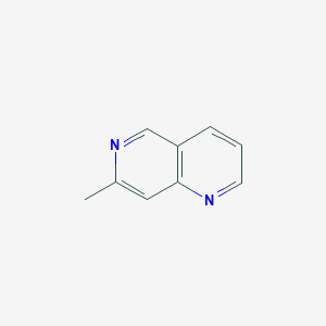 molecular formula C9H8N2 B11923490 7-Methyl-1,6-naphthyridine 