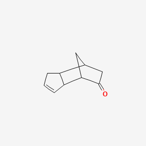 molecular formula C10H12O B11923551 4,7-Methano-5H-inden-5-one, 1,3a,4,6,7,7a-hexahydro- CAS No. 6316-16-1