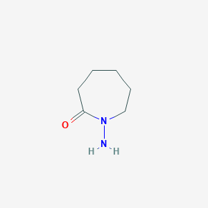 molecular formula C6H12N2O B11923623 1-Aminoazepan-2-one CAS No. 112157-91-2