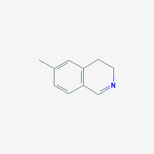 molecular formula C10H11N B11923659 6-Methyl-3,4-dihydroisoquinoline CAS No. 69426-28-4