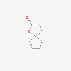 molecular formula C8H10O2 B11923730 1-Oxaspiro[4.4]non-6-en-2-one CAS No. 86971-90-6