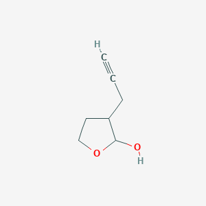 3-(Prop-2-yn-1-yl)tetrahydrofuran-2-ol