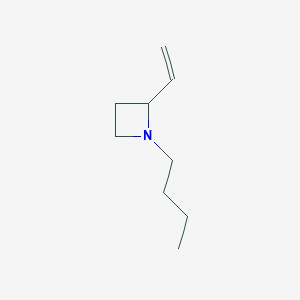 molecular formula C9H17N B11923787 1-Butyl-2-vinylazetidine CAS No. 359818-96-5