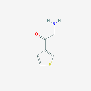 molecular formula C6H7NOS B11923821 2-Amino-1-(thiophen-3-yl)ethan-1-one 