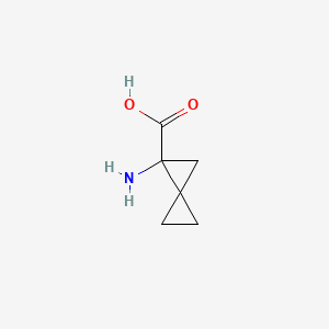 molecular formula C6H9NO2 B11923836 1-aminospiro[2.2]pentane-1-carboxylic Acid CAS No. 259097-31-9