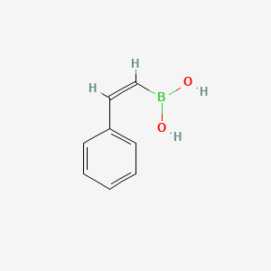 molecular formula C8H9BO2 B11923865 (Z)-Styrylboronic acid 