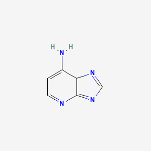 molecular formula C6H6N4 B11923872 7aH-imidazo[4,5-b]pyridin-7-amine 