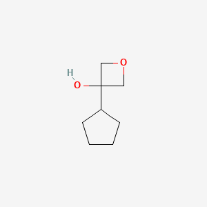 3-Cyclopentyloxetan-3-OL