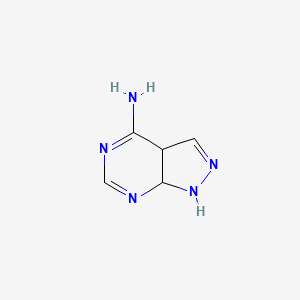 molecular formula C5H7N5 B11923891 3A,7A-Dihydro-1H-pyrazolo[3,4-D]pyrimidin-4-amine 