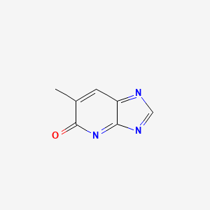 molecular formula C7H5N3O B11923977 6-Methyl-5H-imidazo[4,5-b]pyridin-5-one CAS No. 94099-43-1