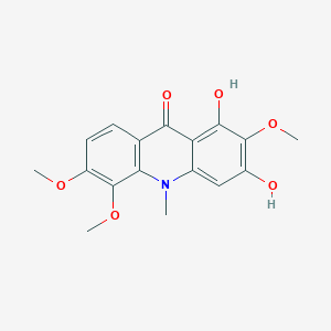 molecular formula C17H17NO6 B011924 Atalafoline CAS No. 107259-49-4