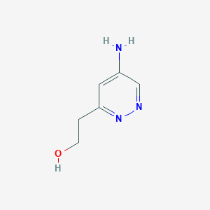 2-(5-Aminopyridazin-3-yl)ethanol