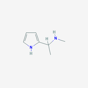 molecular formula C7H12N2 B11924067 N-methyl-1-(1H-pyrrol-2-yl)ethanamine 