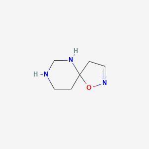 molecular formula C6H11N3O B11924069 1-Oxa-2,6,8-triazaspiro[4.5]dec-2-ene CAS No. 31611-48-0