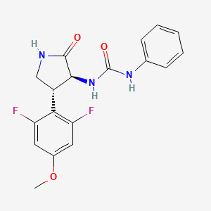 molecular formula C18H17F2N3O3 B1192409 BMS-986235 