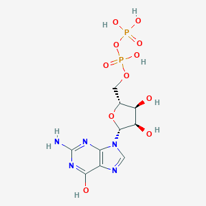 molecular formula C10H15N5O11P2 B119241 Guanosine-5'-diphosphate CAS No. 157420-46-7