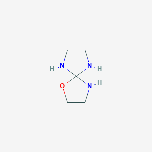 molecular formula C5H11N3O B11924115 1-Oxa-4,6,9-triazaspiro[4.4]nonane CAS No. 340702-13-8