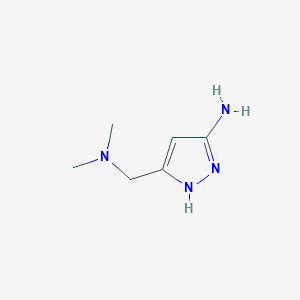 5-[(dimethylamino)methyl]-1H-pyrazol-3-amine