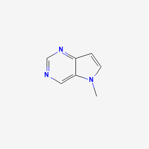 molecular formula C7H7N3 B11924196 5-Methyl-5H-pyrrolo[3,2-d]pyrimidine 