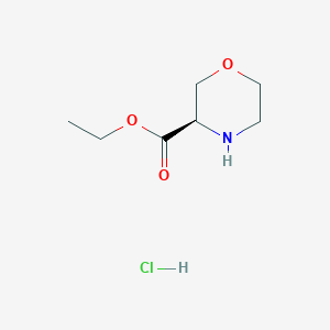 (R)-ethyl morpholine-3-carboxylate hydrochloride