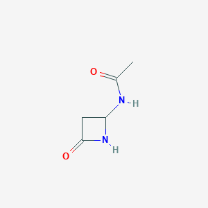 molecular formula C5H8N2O2 B11924268 N-(4-Oxoazetidin-2-yl)acetamide 