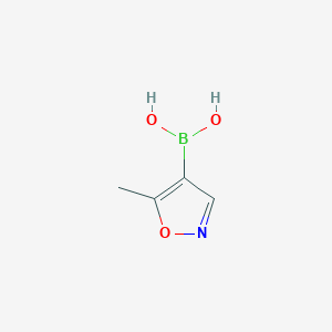 molecular formula C4H6BNO3 B11924299 (5-Methylisoxazol-4-yl)boronic acid 