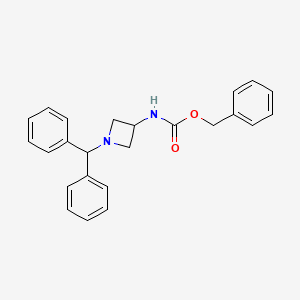 molecular formula C24H24N2O2 B11924324 Benzyl (1-benzhydrylazetidin-3-yl)carbamate 