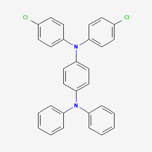 N1,N1-Bis(4-chlorophenyl)-N4,N4-diphenylbenzene-1,4-diamine