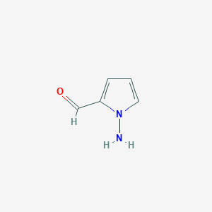 molecular formula C5H6N2O B11924393 1-Amino-1H-pyrrole-2-carbaldehyde CAS No. 874112-78-4