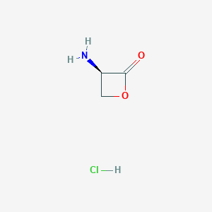 molecular formula C3H6ClNO2 B11924397 (R)-3-Aminooxetan-2-one hydrochloride 