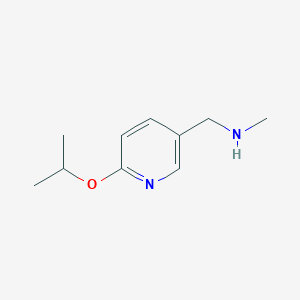 molecular formula C10H16N2O B11924461 1-(6-Isopropoxypyridin-3-yl)-N-methylmethanamine CAS No. 1076197-58-4