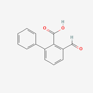 3-Formyl-[1,1'-biphenyl]-2-carboxylic acid