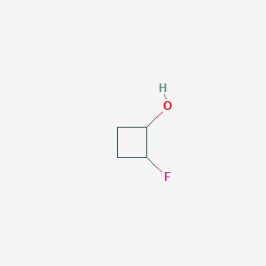 molecular formula C4H7FO B11924516 2-Fluorocyclobutan-1-ol 